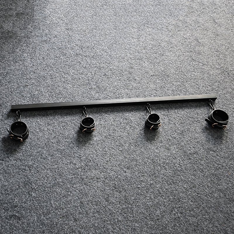 BDSM Bondage gear Steel Pillory straight-line type Limb restraints - Image 3