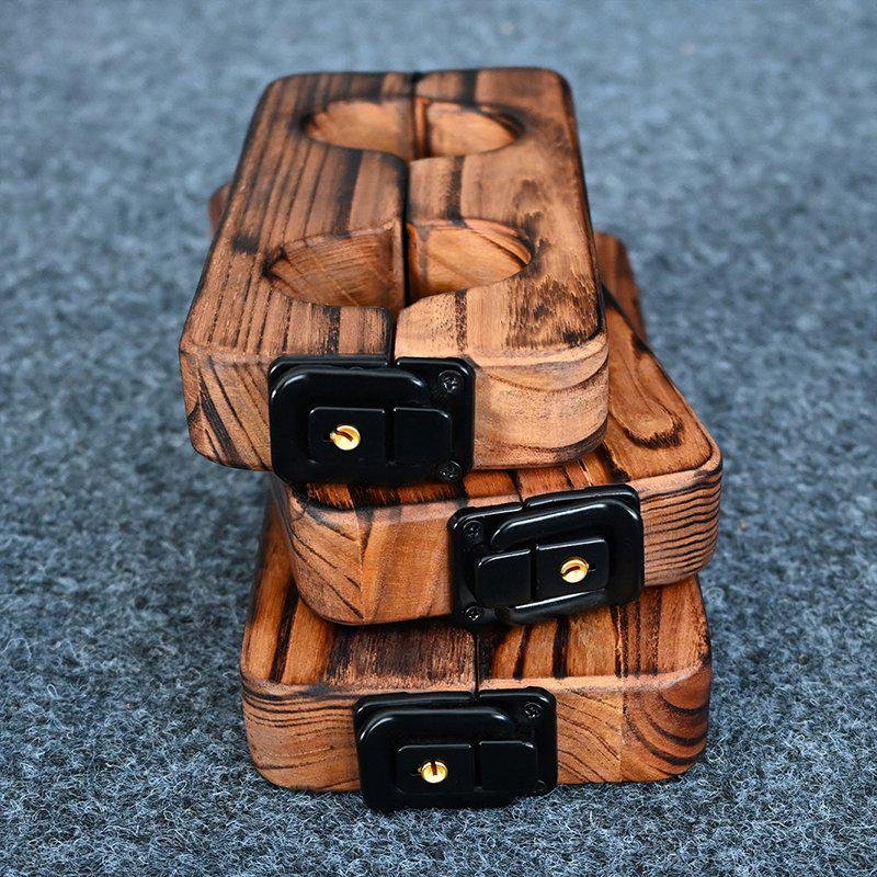 BDSM Wooden Retro Ankle/Wrist Shackles stocks - Image 5