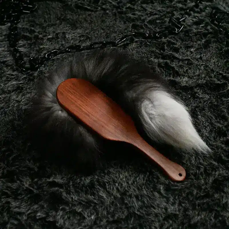 Padauk Wood BDSM Spanking Paddle - Apartment-Friendly Quiet Design|Professional Thud Control Tool - Image 6